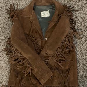 Vintage Suede Fringe Jacket